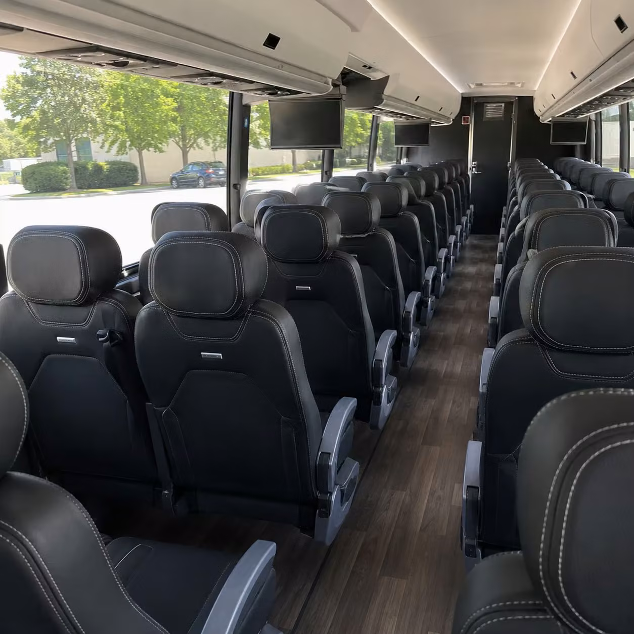 sports team fan charter bus rentals in burbank
